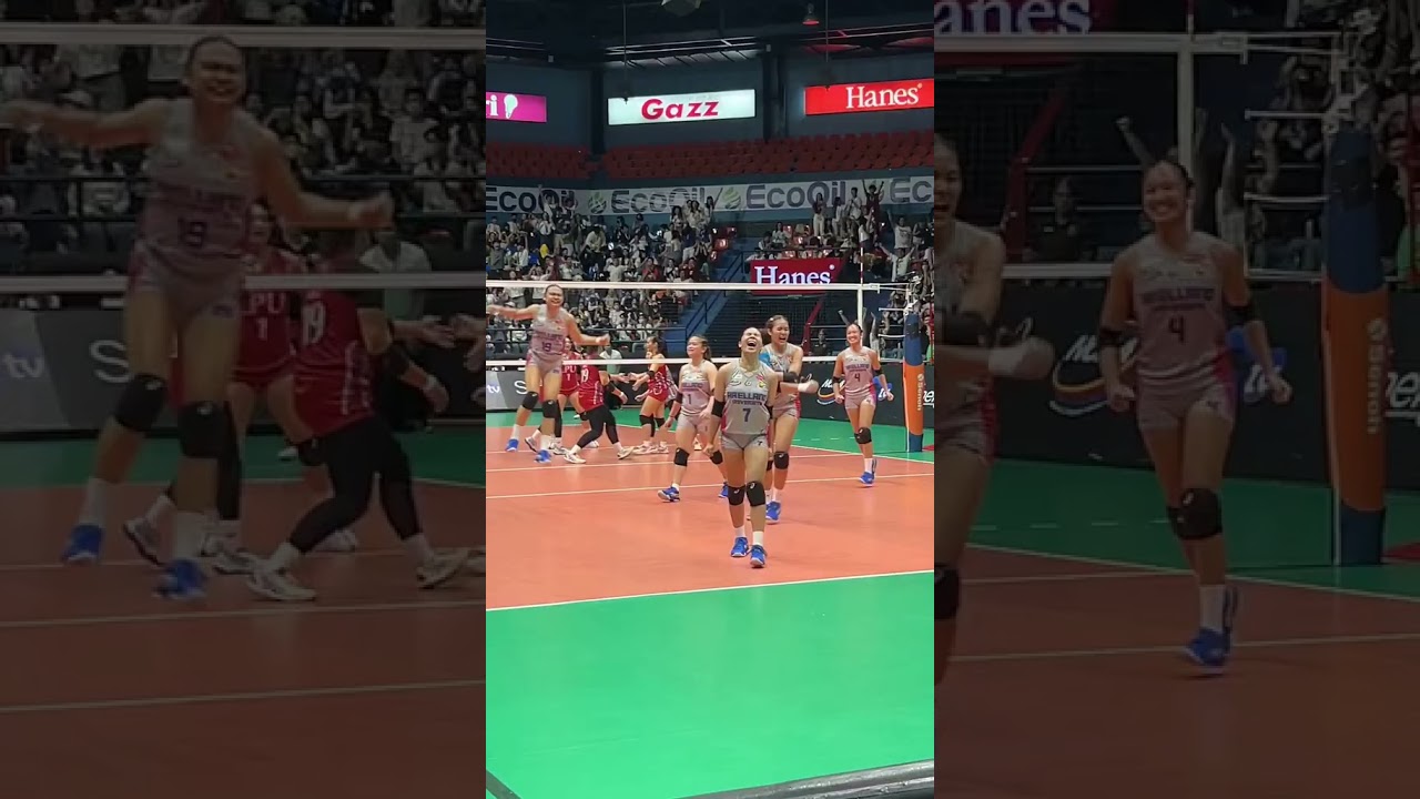 Arellano’s net defense secures Set 2 for the Lady Chiefs! 🙌