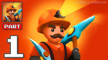 Gold Rush - Gameplay Walkthrough Part 1 - Becoming a Gold Mining Legend (iOS, Android)