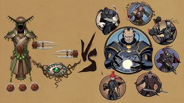 Shadow Fight 2 | Monk Set vs Titan’s Bodyguards | Epic Night Battle | Android/iOS Gameplay