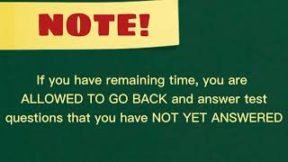 ASU ONLINE UNIVERSITY ADMISSION TEST (UAT) SYSTEM PROCEDURE