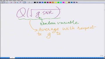 Lecture 14: BER of Multiple Antenna Wireless Systems