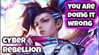 YOU ARE BUILDING THE WRONG UNITS Make sure you build smart Cyber Rebellion