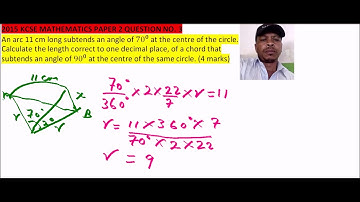 2015 KCSE MATHEMATICS PAPER2 QUESTION 3 ON CIRCLES