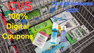 CVS Garnier $1.34, Neutrogena $1.49, Schick $1.65. Cupones Digitales 3 al 16 Marzo 2024