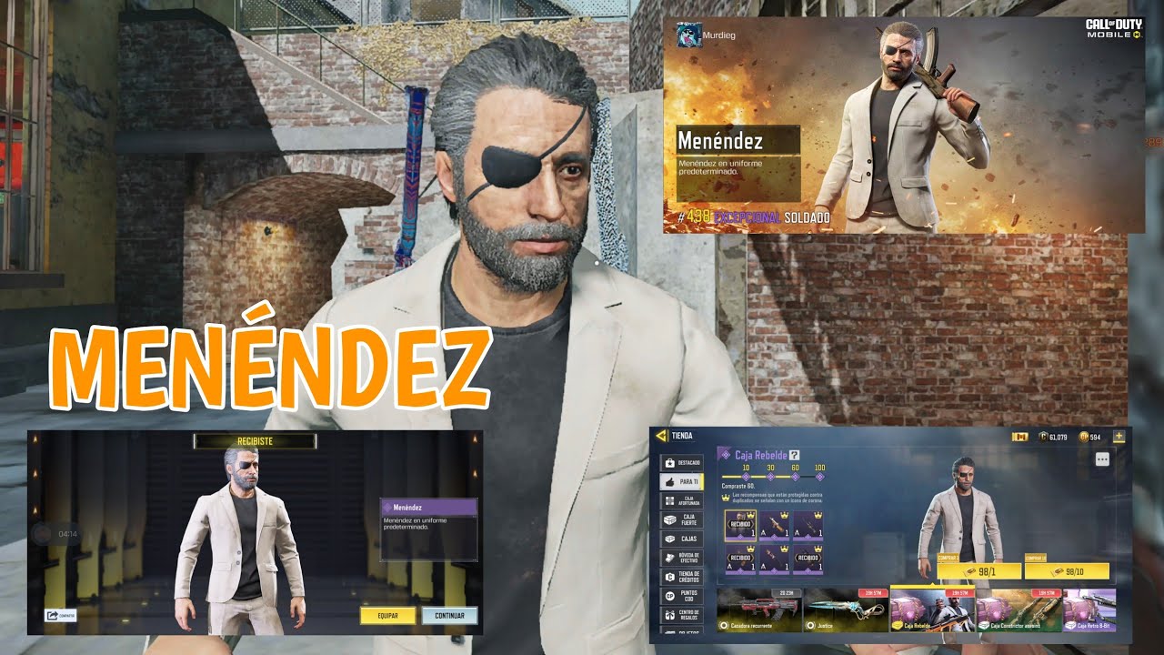 Menéndez, el de Black Ops - COD Mobile 