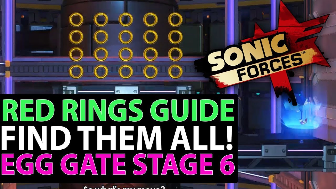 Let's Play SONIC FORCES PC Gameplay - Death Egg EGG GATE - RED RINGS ...