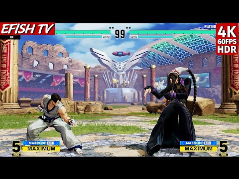 Kim Kaphwan vs Duo Lon (Hardest AI) - KOF XV | 4K 60FPS HDR