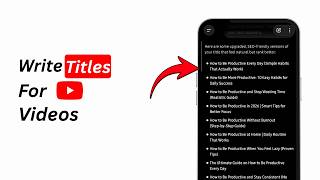 How to Write Titles for YouTube Videos (2026) | Create Clickable YouTube Titles