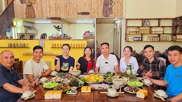 Đại tiệc cùng Phạm Dũng Phan Diễm Song Hỷ tại Thạch Sơn Thần toàn món ngon. Nguyễn Tất Thắng