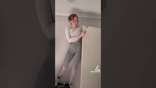 Hanging wedgie door green panties Hanging wedgie door green panties