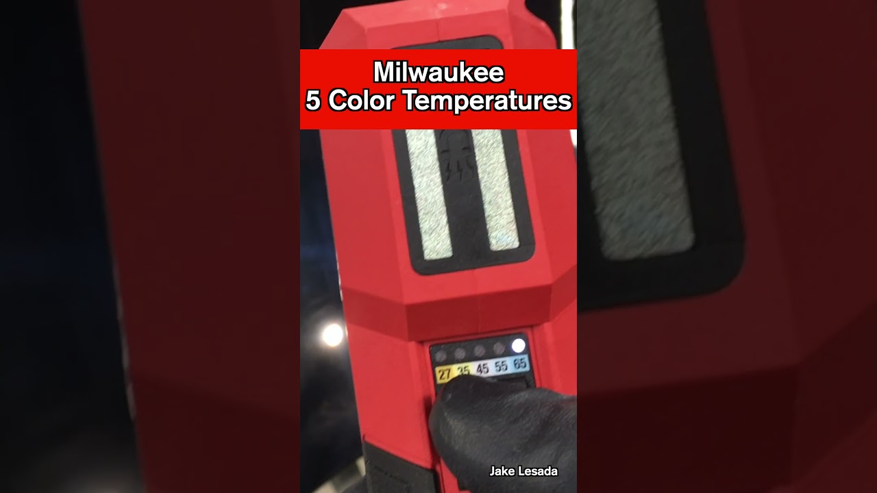 Milwaukee Detailing Light and ScanGrip Colour Match Light - detailing lights communicating.