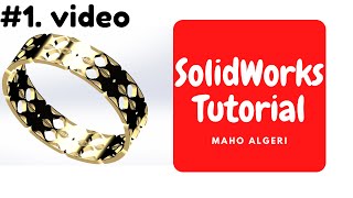 SolidWorks Tutorial  How to make 'Chain Ring' in Solidworks 2020 from small part