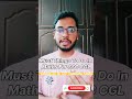 Must Do Things In Maths For SSC CGL 2024 👍 #cgl2024 #ssccgl #ssc #ytshorts #viral #shorts #pyqs