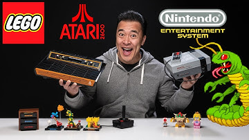 LEGO ATARI 2600 Better Than NINTENDO Entertainment System??? Atari Video Computer System Review!
