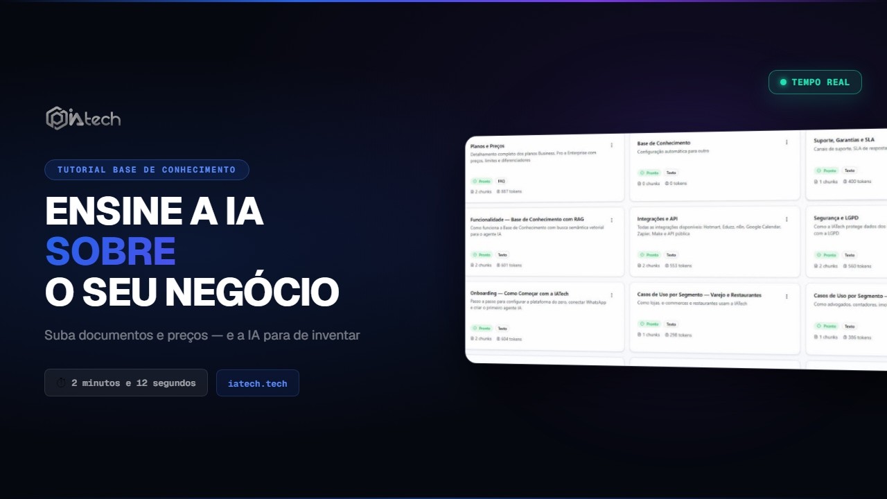 Base de Conhecimento: Como Treinar sua IA para Não Inventar Respostas