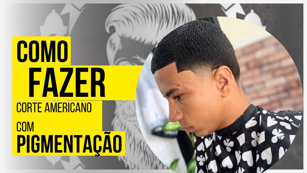 Corte americano 🇺🇸 com pigmentação 🔥🔥🔥🔥 #barbershops