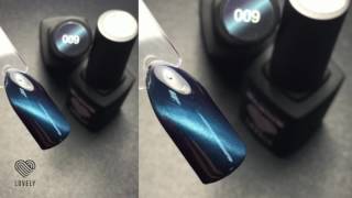 Гель-лак Кошачий глаз (синий). Cat eyes nail polish Гель-лак Кошачий глаз (синий). Cat eyes nail polish