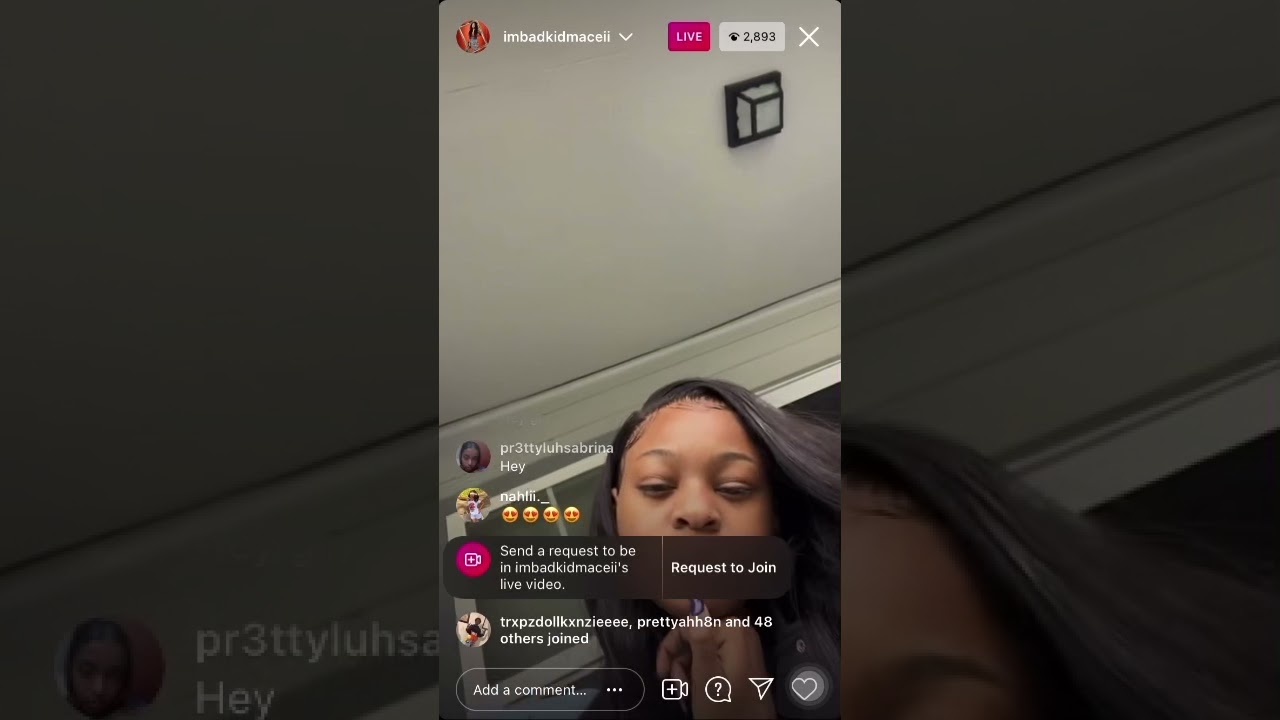 BadkidMacei on Instagram Live (4/18/21)