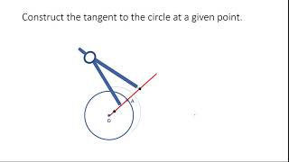 Constructions Involving Circles (Geometry)