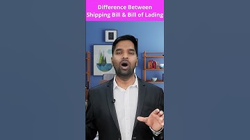 What is the Difference Between Shipping Bill & Bill of Lading?