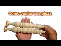 Como copiar una pieza torneada en madera sin tenerla presente