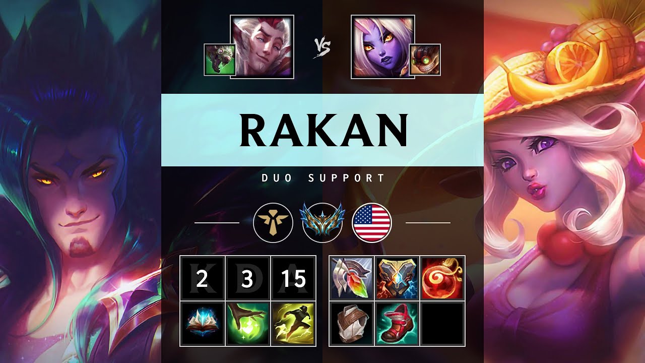 Rakan Support vs Soraka - NA Challenger Patch 25.14
