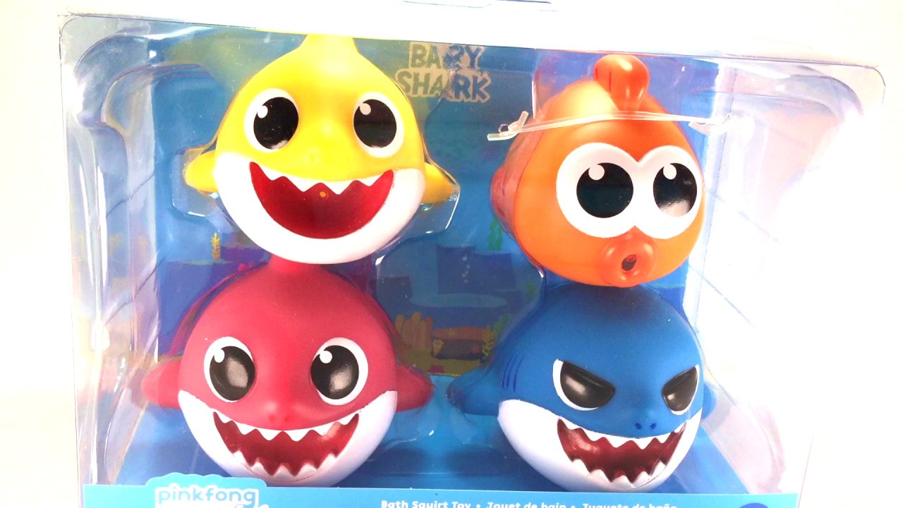 baby shark bath squirt