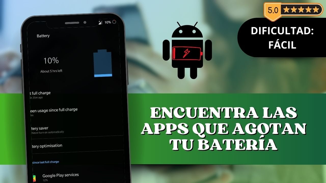 🔋 Cómo ENCONTRAR APLICACIONES que AGOTAN la BATERÍA en ANDROID - YouTube