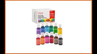 12 Bold Primary Color 0.75 Oz Chefmaster Set Review