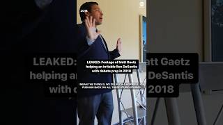DeSantis WHINES LIKE A BABY in New LEAKED FOOTAGE from 2018 Debate Prep with Matt Gaetz