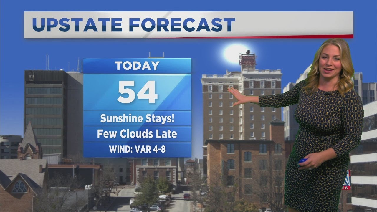 Cold today, but weekend rain could bring warmer temps - YouTube