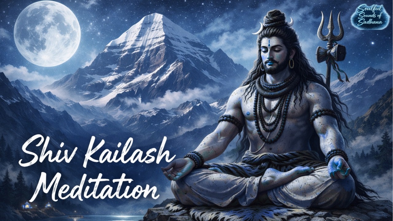 Shiv Kailash Meditation | Relax Your Soul with Peaceful Mahadev Dhyan for Deep Sleep #shivmeditation