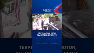 Caught In The Act Motorcycle Thief Points Gun At Owner shorts
