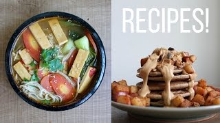 WHAT I EAT IN A DAY VEGAN #40 | Cook With Me!
Let me know if you like this style of What I Eat in a Day video where I show you how I cook everything!
Recipes are below:
2 INGREDIENT BLENDER BANANA OATMEAL PANCAKES:
http://theconscientiouseater.com/2-ingredient-oatmeal-banana-blender-pancakes/
Vegan Rice Noodle Soup:
http://www.recipetineats.com/dan-dan-noodle-soup-vegetarian/
Healthy Vegan Hot Chocolate Recipe:
1 cup non-dairy milk
1/2 cup water
1 teaspoon cashew/almond butter
1.5 tablespoons cacao/cocoa powder
4-6 pitted dates
Blend until smooth and heat until hot on the stove.
VEGAN CASEAR SALAD:
http://ohsheglows.com/2014/11/24/crowd-pleasing-vegan-caesar-salad/
5 INGREDIENT ADAPTABLE ENERGY BITES:
https://www.youtube.com/watch?v=WK-zmNz22Qc&t=10s
MUSIC:
Stop (vlog music) - Soundcloud
Sixflags
Electric Feel Remix
Getaway - Soundcloud
BLOG: http://theconscientiouseater.com
INSTAGRAM: @theconscientiouseater
FACEBOOK: The Conscientious Eater
PINTEREST: Fvan89 WHAT I EAT IN A DAY VEGAN #40 | Cook With Me!