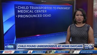 3-month-old dies after being found unresponsive at West Knox County daycare