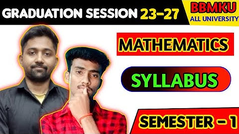 BBMKU UG-Semester 1 Math