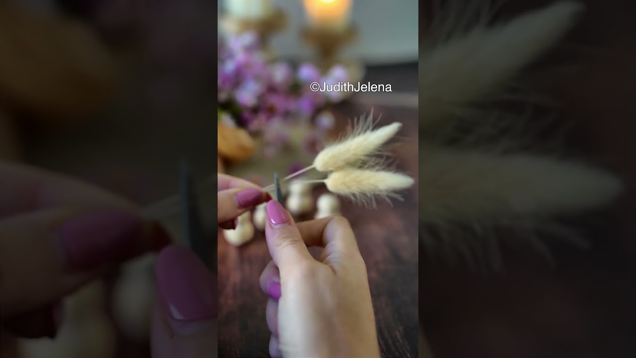 DIY Osterhasen aus Holzperlen 