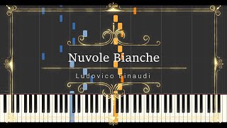 Ludovico Einaudi - Nuvole Bianche【Piano Tutorial】 screenshot 1