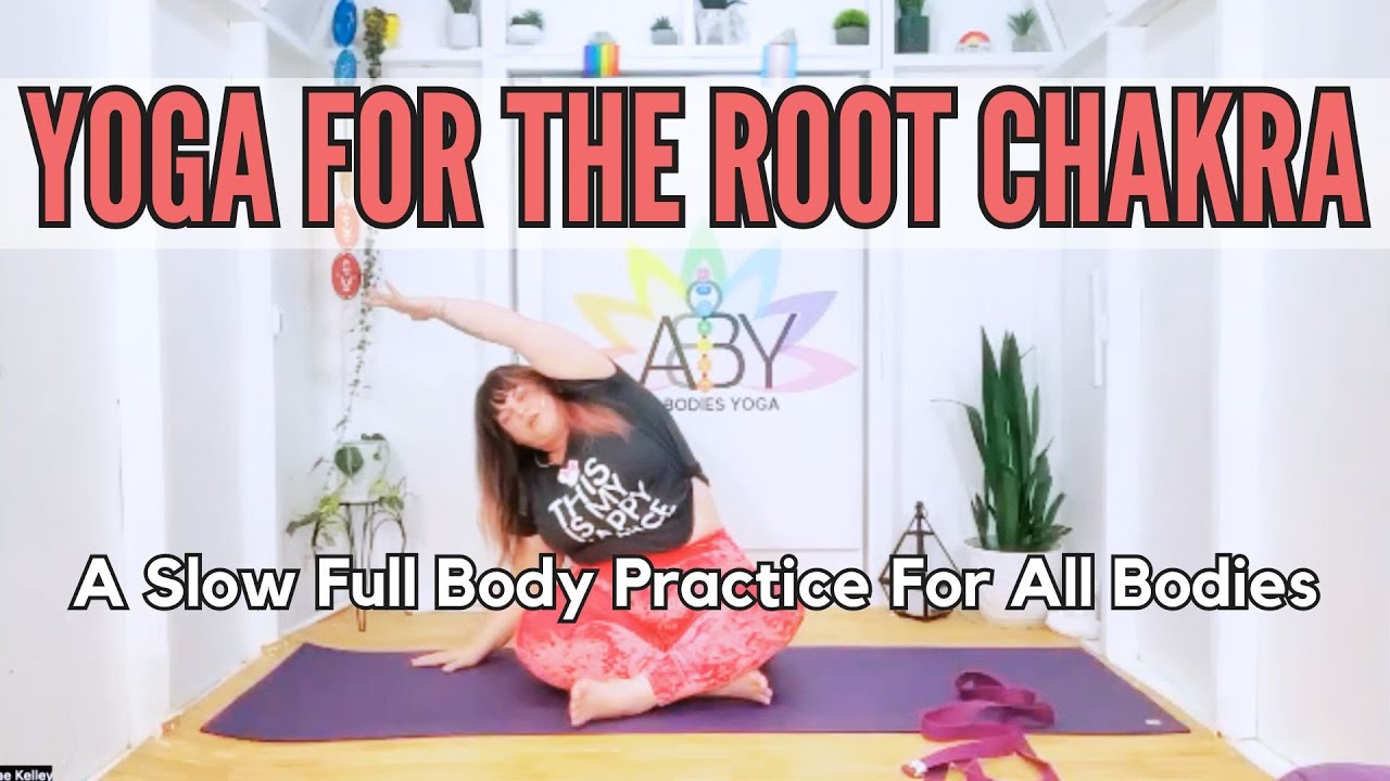 Slow Yoga For The Root Chakra - YouTube