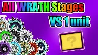 Battle Cats  All Cyclone WRATH Stages VS 1 Unit