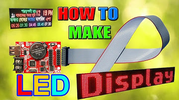 p10 led matrix display programming hd2018 u6a , u60 75