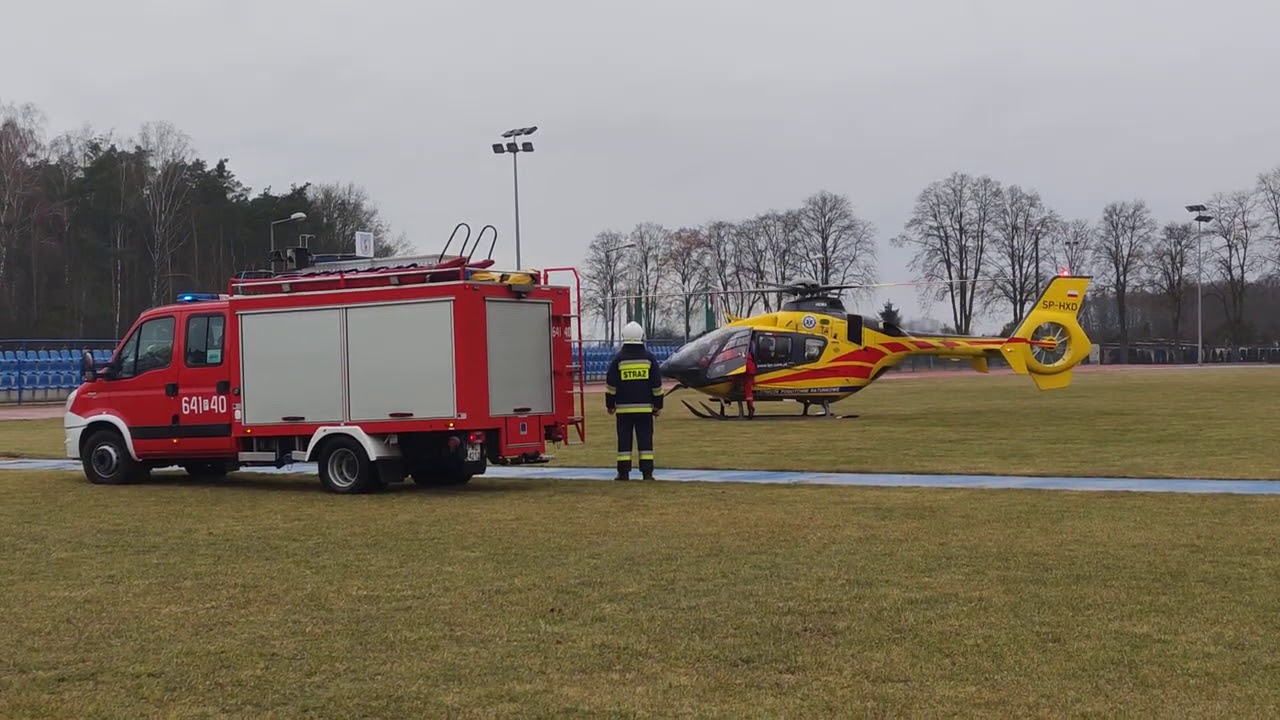 Start Ratownika 15 z wolsztyńskiego stadionu