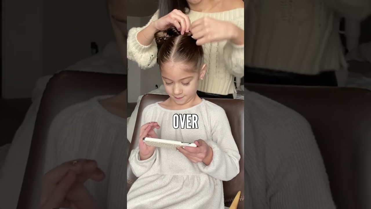 Turning My 6 Year Olds Hair Into Bows Shorts Vlog Hairstyle