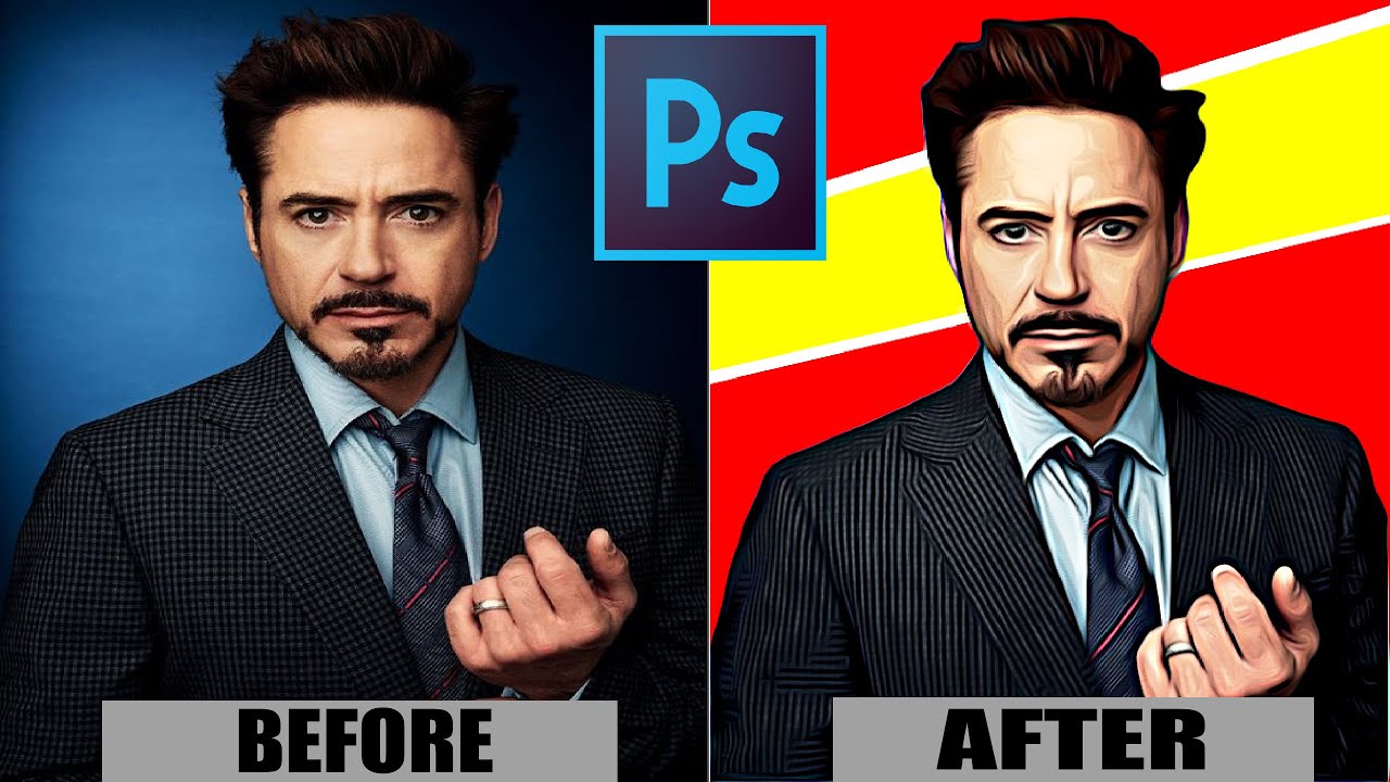 How To Cartoon Yourself Without Using The Pen Tool---PHOTOSHOP Tutorial ...