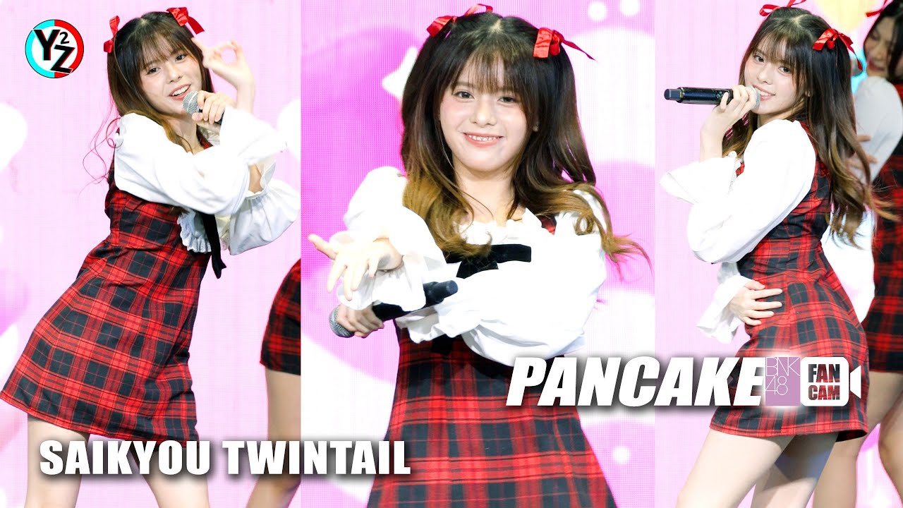 Pancake BNK48 Fancam - Saikyou Twintail | BNK48 “Green Flash” Roadshow @ MBK Center 250427