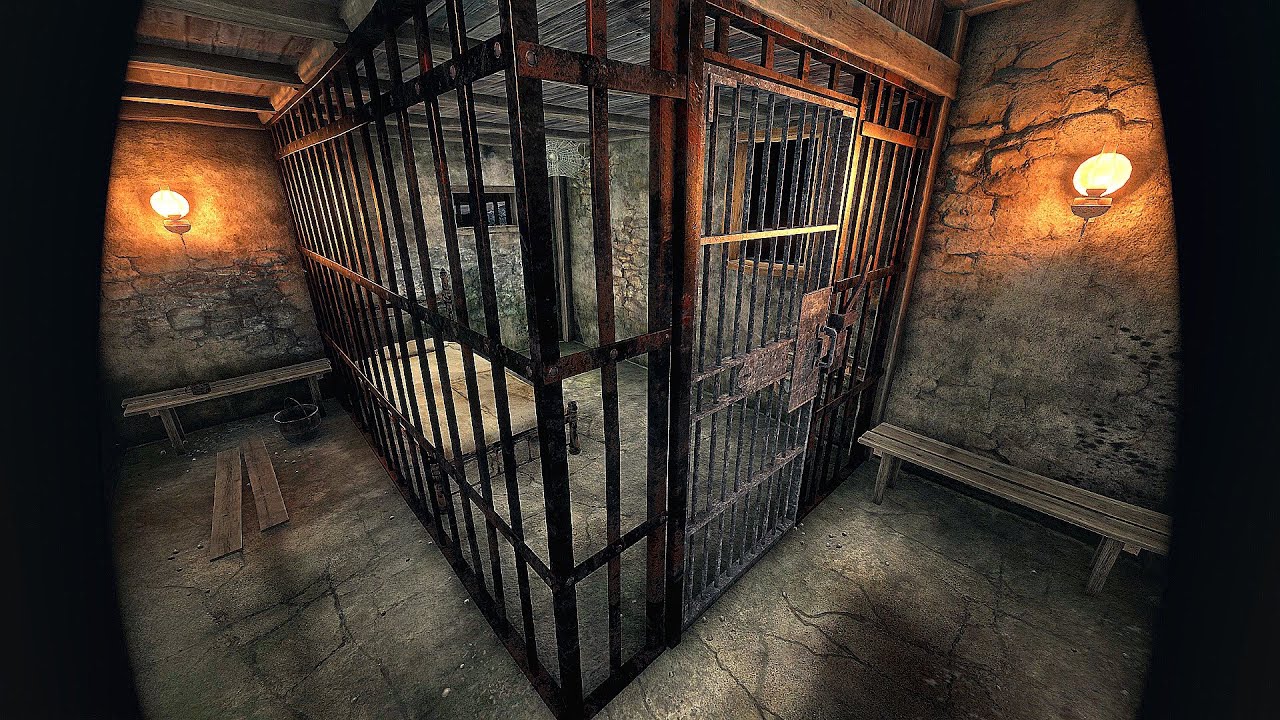 Rain Sleep Sounds ASMR Jail Ambience RDR2