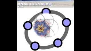 Hexagon construction using Geogebra