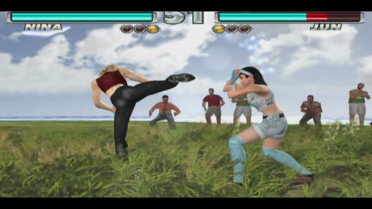 Nina vs. Jun, Lei FT3 | Tekken Tag Tournament