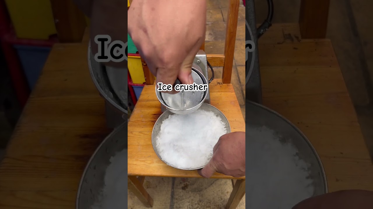Amazing ice crusher looks like a snow 