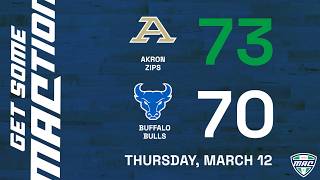 MBB Condensed Game: No. 2 Akron 73, No. 7 Buffalo 70